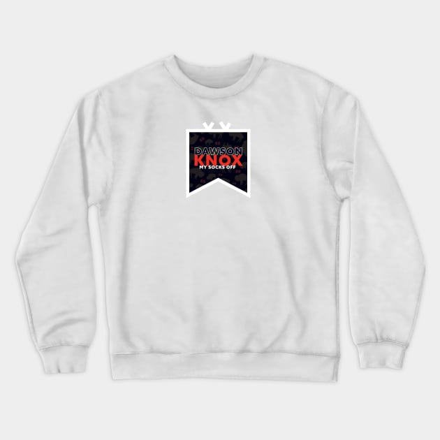 Knox My Socks B&W Crewneck Sweatshirt by gabdefazio